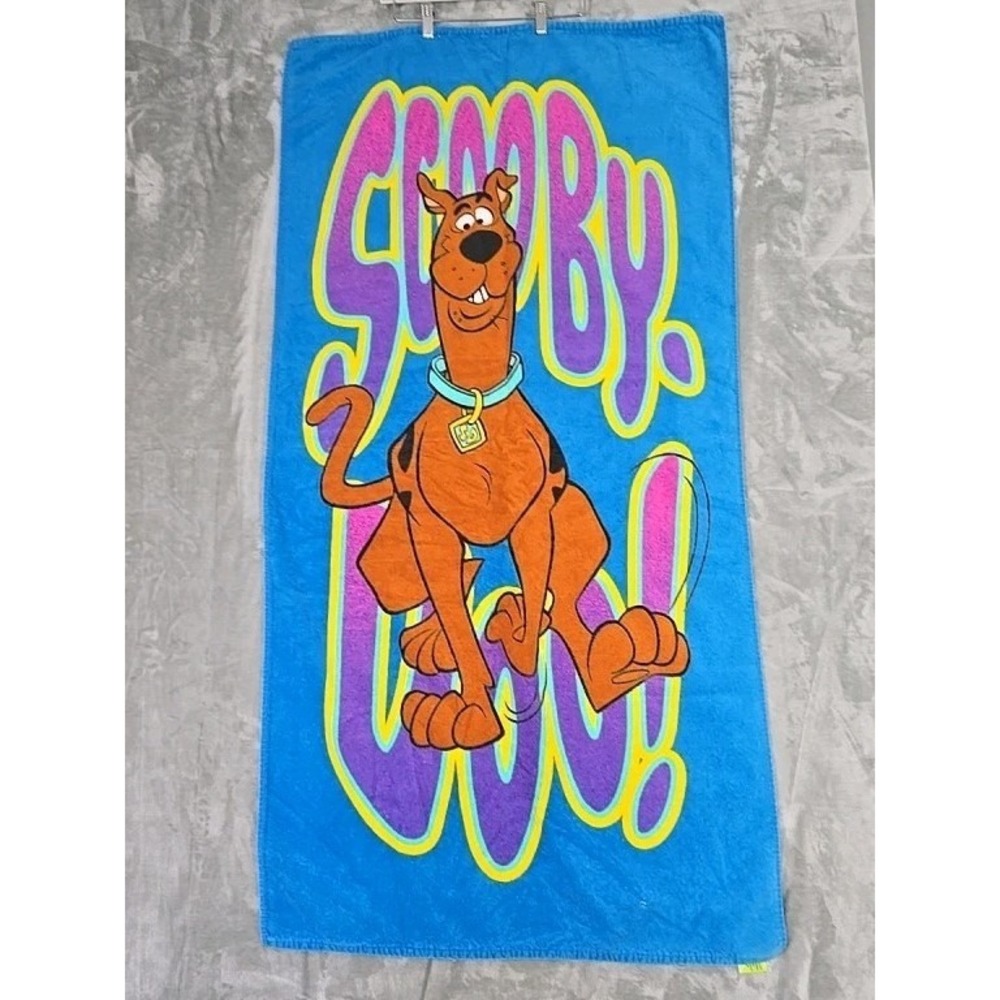 Scooby Doo 27.5" X 55" VTG Beach Bath Towel Cartoon Network 2000